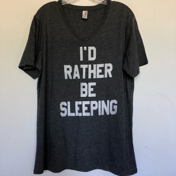 Too Pretty Tops - I'd Rather Be Sleeping V-neck